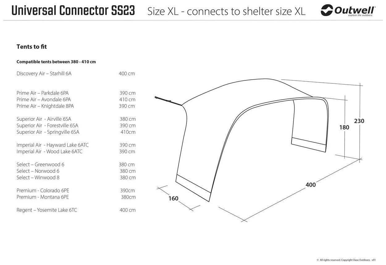 Outwell Universal Connector XL Black-Grey 5 Outwell Universal Connector XL Black-Grey – Bild 3