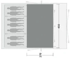 Outwell Vermont 7PE Flat Woven Carpet 8 Outwell Vermont 7PE Flat Woven Carpet -Günstiges OutdoorXL Geschäft outwell vermont 7pe flat woven carpet grey 1