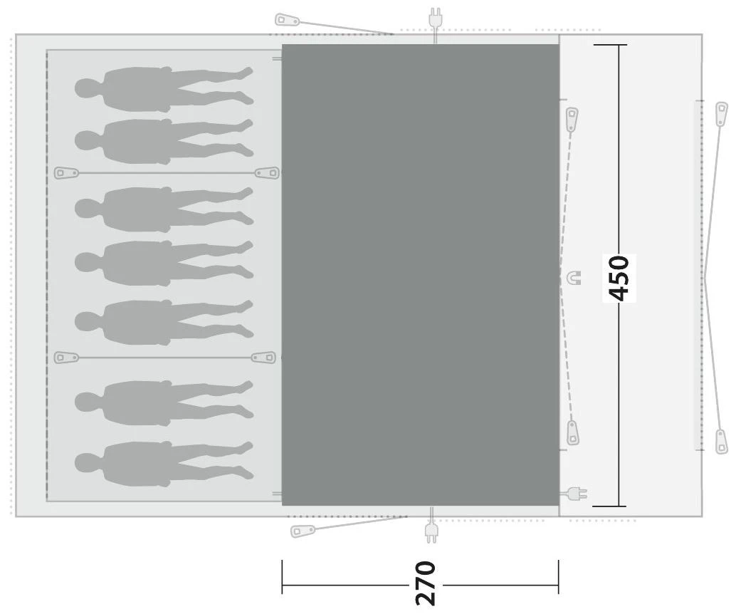 Outwell Vermont 7PE Flat Woven Carpet 5 Outwell Vermont 7PE Flat Woven Carpet – Bild 3