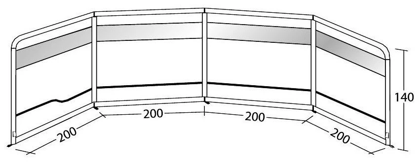 Outwell Windscreen Air Granite Grey 5 Outwell Windscreen Air Granite Grey – Bild 3