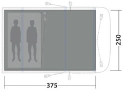 Outwell Wolfburg 380 Air Flat Woven Carpet Black-Grey 9 Outwell Wolfburg 380 Air Flat Woven Carpet Black-Grey -Günstiges OutdoorXL Geschäft outwell wolfburg 380 air flat woven carpet grey 2