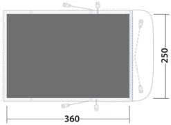 Outwell Wolfburg 380 Air Footprint Black-Grey 7 Outwell Wolfburg 380 Air Footprint Black-Grey -Günstiges OutdoorXL Geschäft outwell wolfburg 380 air footprint grey 1