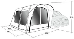 Outwell Wolfburg 380 Air Black-Grey -Günstiges OutdoorXL Geschäft outwell wolfburg 380 air grey 4