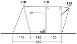 Outwell Wolfburg 380 Air Package Deal Black-Grey -Günstiges OutdoorXL Geschäft outwell wolfburg 380 air package deal grey 2