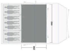 Outwell Wood Lake 7ATC Flat Woven Carpet Black-Grey 9 Outwell Wood Lake 7ATC Flat Woven Carpet Black-Grey -Günstiges OutdoorXL Geschäft outwell wood lake stone lake 7atc flat woven carpet grey 2