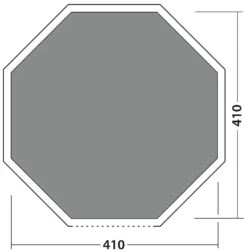 Robens Aero Yurt Fleece Carpet Sand & Green -Günstiges OutdoorXL Geschäft robens aero yurt fleece carpet sand green 1