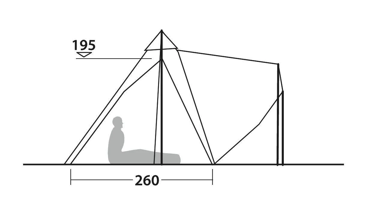 Robens Chinook Ursa S Inner Zelt Khaki 8 Robens Chinook Ursa S Inner Zelt Khaki – Bild 6