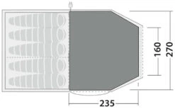 Robens Double Dreamer 5 Fleece Carpet Sand-Green -Günstiges OutdoorXL Geschäft robens double dreamer 5 fleece carpet sand green 1