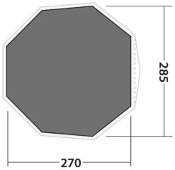 Robens Klondike S Footprint Black -Günstiges OutdoorXL Geschäft robens klondike s footprint black 1
