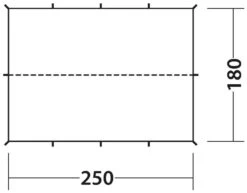 Robens Tarp 2.5 X 1.8 M Green -Günstiges OutdoorXL Geschäft robens tarp 2 5 x 1 8 m green 1