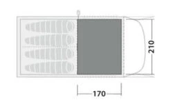 Robens Wolf Moon 4XP Flooring 170 × 230 Cm Airspace 310/Spitfire 300/Indian Hills 310 Brown -Günstiges OutdoorXL Geschäft robens wolf moon 4xp flooring brown 1