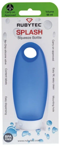 Rubytec Splash Squeeze Bottle -Günstiges OutdoorXL Geschäft rubytec splash squeeze bottle blue 1