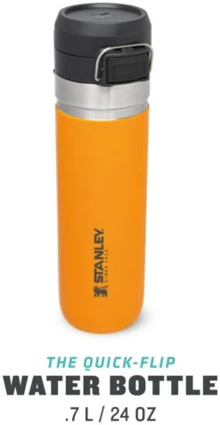 Stanley The Quick Flip Water Bottle 0,7 L -Günstiges OutdoorXL Geschäft stanley the quick flip water bottle 0 7l saffron 700 ml saffron 1