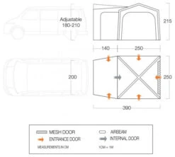 Vango Tailgate Airhub Low Smoke -Günstiges OutdoorXL Geschäft vango tailgate airhub low smoke 1
